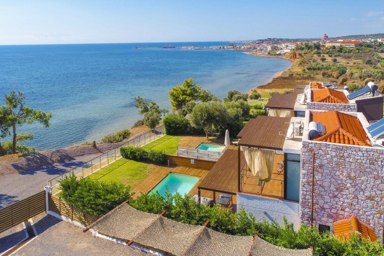 Kalma Villa Ena Nea Moudania Esterno foto