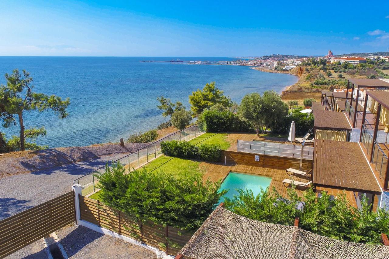 Kalma Villa Ena Nea Moudania Esterno foto
